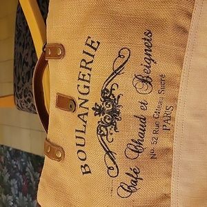 Hand embellished tote-style purse